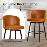 Load image into Gallery viewer, Duhome Barhocker 2er Set Barstuhl 360° Drehbar Küchenstuhl aus PU Bistrohocker