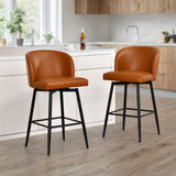 Load image into Gallery viewer, Duhome Barhocker 2er Set Barstuhl 360° Drehbar Küchenstuhl aus PU Bistrohocker