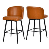 Duhome Barhocker 2er Set Barstuhl 360° Drehbar Küchenstuhl aus PU Bistrohocker