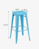 Load image into Gallery viewer, Eisen Barhocker Metall Farbauswahl Barstuhl Robust Und Zeitlos ++Industry Design++ Duhome 665D