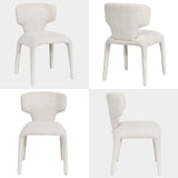 Load image into Gallery viewer, Duhome Essstuhl 2er Set Küchenstuhl Vollbedeckung Bouclé Material Leicht Luxus minimalistischer Stil