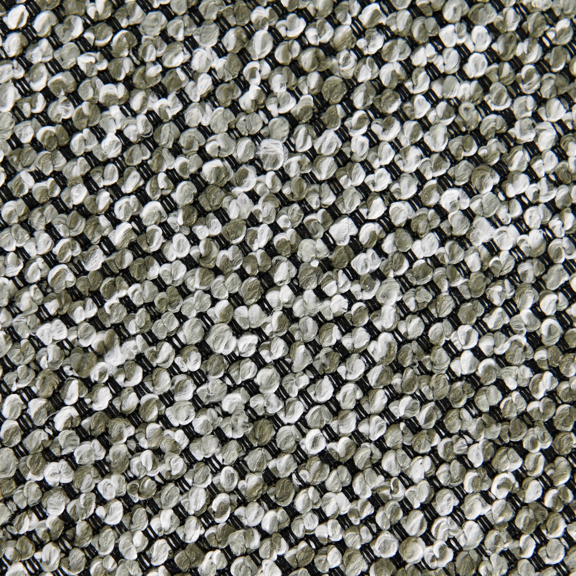 Duhome Sitzhocker aus Bouclé Stoff Ottoman 360° Drehbar Polsterhocker Modern Hocker