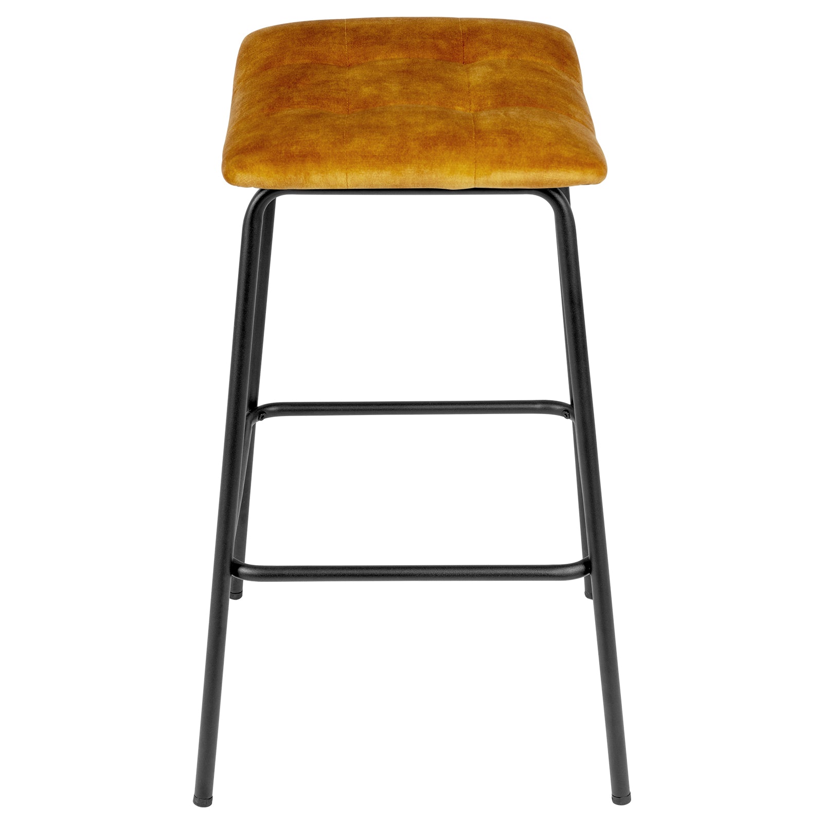 Duhome 2x Barhocker Barstuhl Gestell aus Metall Tresenhocker gepolstert Sitzhöhe 71 cm 5298D1