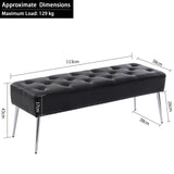 Load image into Gallery viewer, Duhome Sitzbank Polsterbank Schminkhocker Schminkbank edles Design 9130C