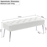 Load image into Gallery viewer, Duhome Sitzbank Polsterbank Schminkhocker Schminkbank edles Design 9130C