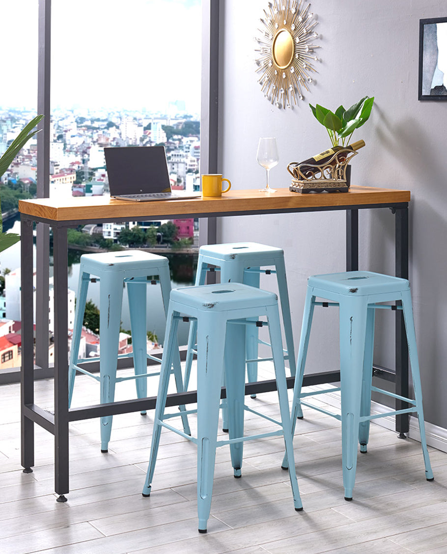 Eisen Barhocker Metall Farbauswahl Barstuhl Robust Und Zeitlos ++Industry Design++ Duhome 665D