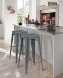 Load image into Gallery viewer, Eisen Barhocker Metall Farbauswahl Barstuhl Robust Und Zeitlos ++Industry Design++ Duhome 665D