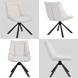 Load image into Gallery viewer, Duhome Esszimmerstuhl, Chenille-Stoff, 180° drehbar