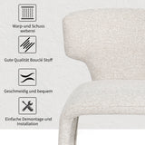 Load image into Gallery viewer, Duhome Essstuhl 2er Set Küchenstuhl Vollbedeckung Bouclé Material Leicht Luxus minimalistischer Stil