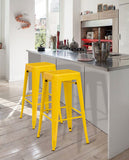 Load image into Gallery viewer, Eisen Barhocker Metall Farbauswahl Barstuhl Robust Und Zeitlos ++Industry Design++ Duhome 665D