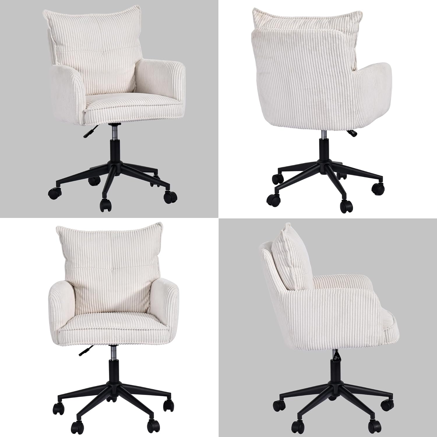 Duhome Drehstuhl aus Kordsamt