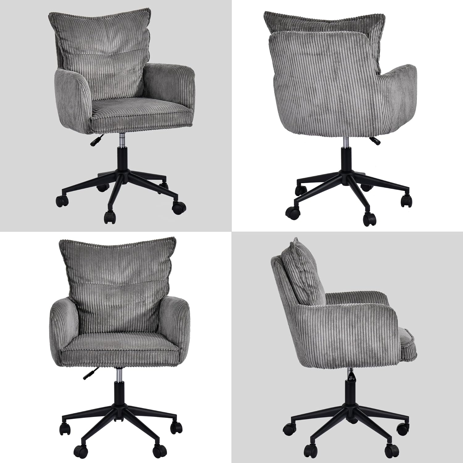 Duhome Drehstuhl aus Kordsamt