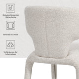 Load image into Gallery viewer, Duhome Essstuhl 2er Set Küchenstuhl Vollbedeckung Bouclé Material Leicht Luxus minimalistischer Stil