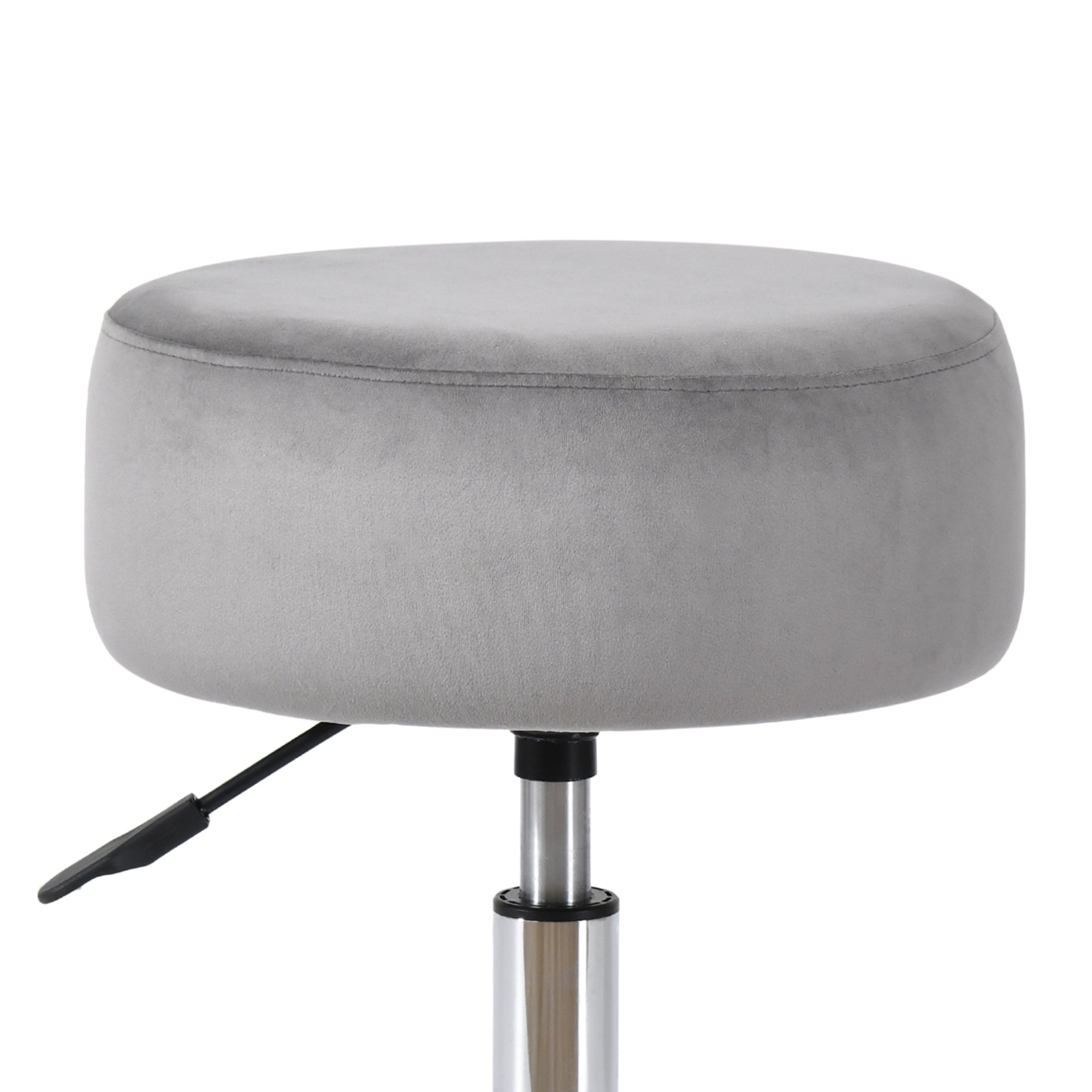 Drehhocker Sitzhocker Hocker RUND höhenverstellbar drehbar aus Kunstleder Farbauswahl Duhome 428S