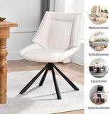 Load image into Gallery viewer, Duhome Esszimmerstuhl, Chenille-Stoff, 180° drehbar