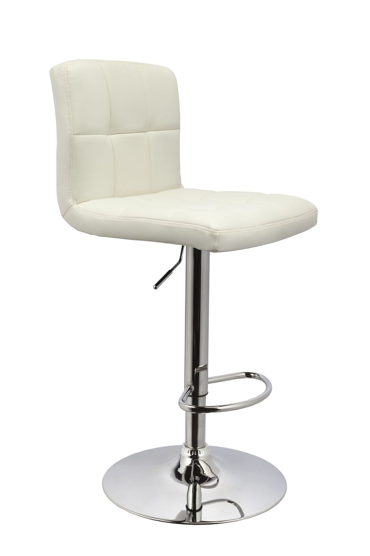 Duhome Barhocker 2x Barstuhl Kunstleder oder Stoff Tresenhocker Bar Sessel gut gepolstert höhenverstellbar mit Lehne eckig 451Y