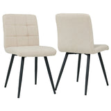 Load image into Gallery viewer, 2er Set Esszimmerstuhl aus Stoff Samt Farbauswahl Stuhl Retro Design Polsterstuhl mit Rückenlehne Metallbeine Duhome 8043B