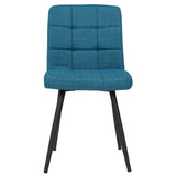 Load image into Gallery viewer, 2er Set Esszimmerstuhl aus Stoff Samt Farbauswahl Stuhl Retro Design Polsterstuhl mit Rückenlehne Metallbeine Duhome 8043B