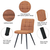 Load image into Gallery viewer, 2er Set Esszimmerstuhl aus Stoff Samt Farbauswahl Stuhl Retro Design Polsterstuhl mit Rückenlehne Metallbeine Duhome 8043B