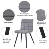 Load image into Gallery viewer, 2er Set Esszimmerstuhl aus Stoff Samt Farbauswahl Stuhl Retro Design Polsterstuhl mit Rückenlehne Metallbeine Duhome 8043B