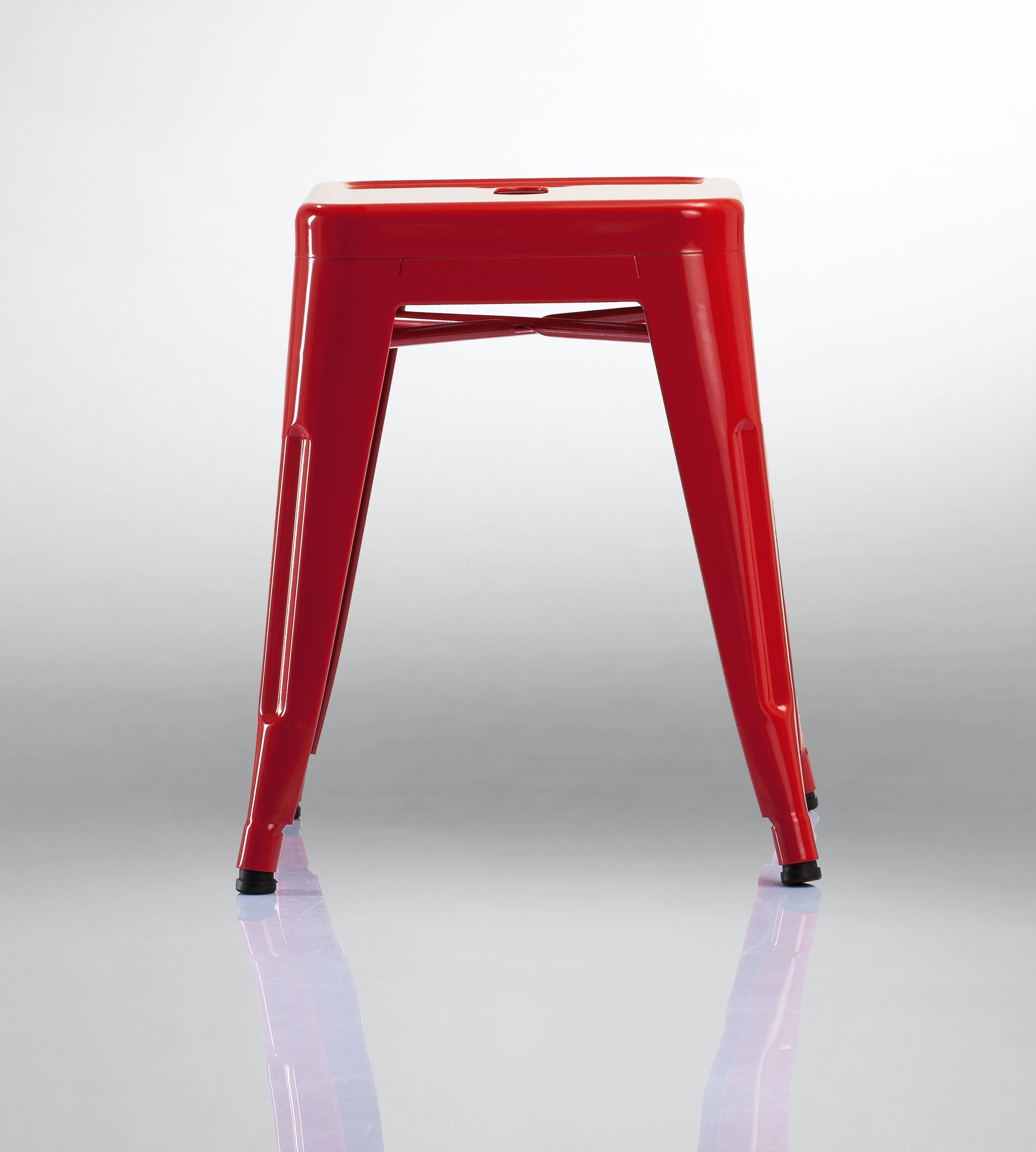 Duhome Eisen / Metall Hocker Höhe 46 cm Arbeitshocker Stapelbar und Robust Industry Design Farbauswahl 665A