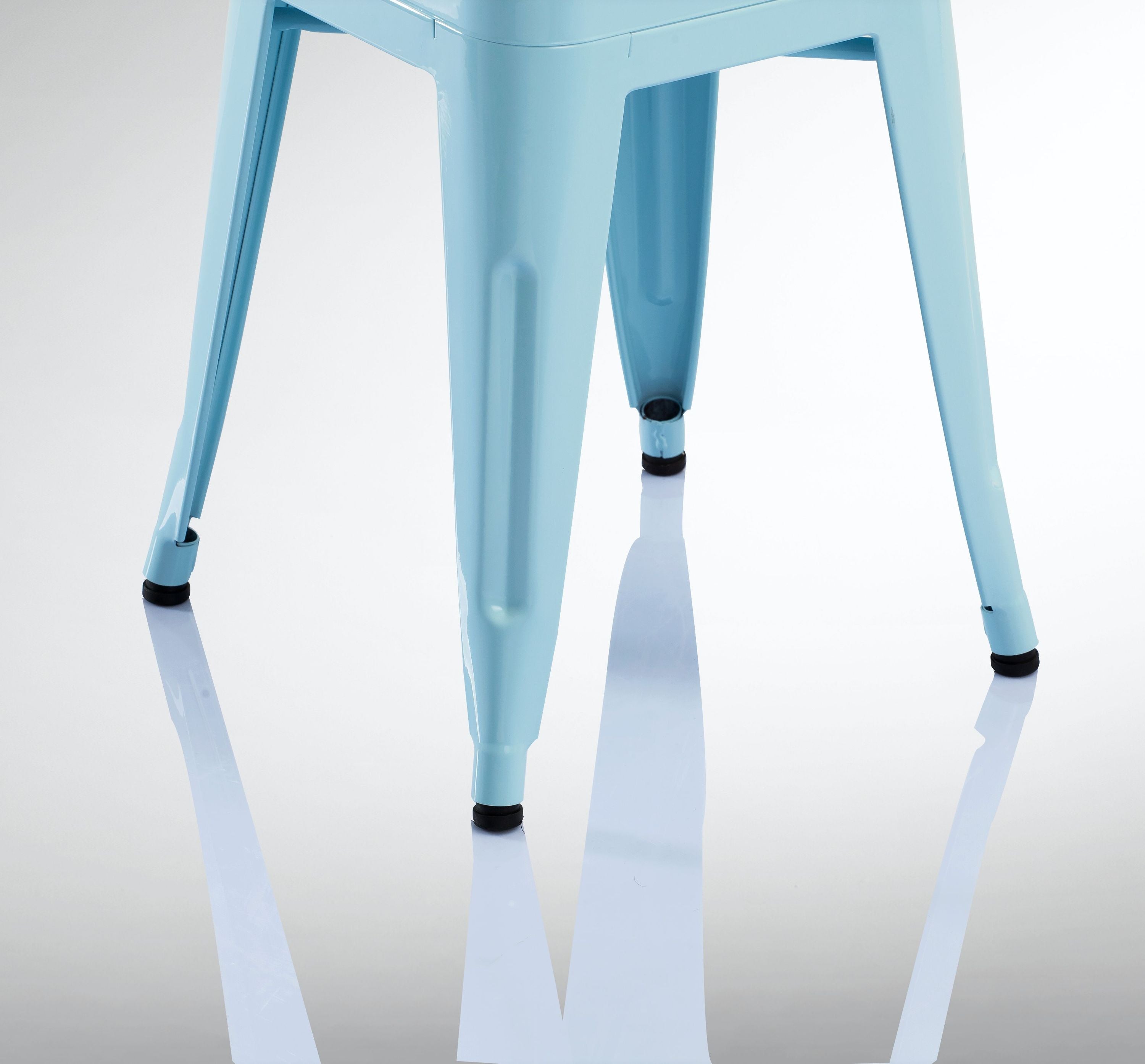 Duhome Eisen / Metall Hocker Höhe 46 cm Arbeitshocker Stapelbar und Robust Industry Design Farbauswahl 665A