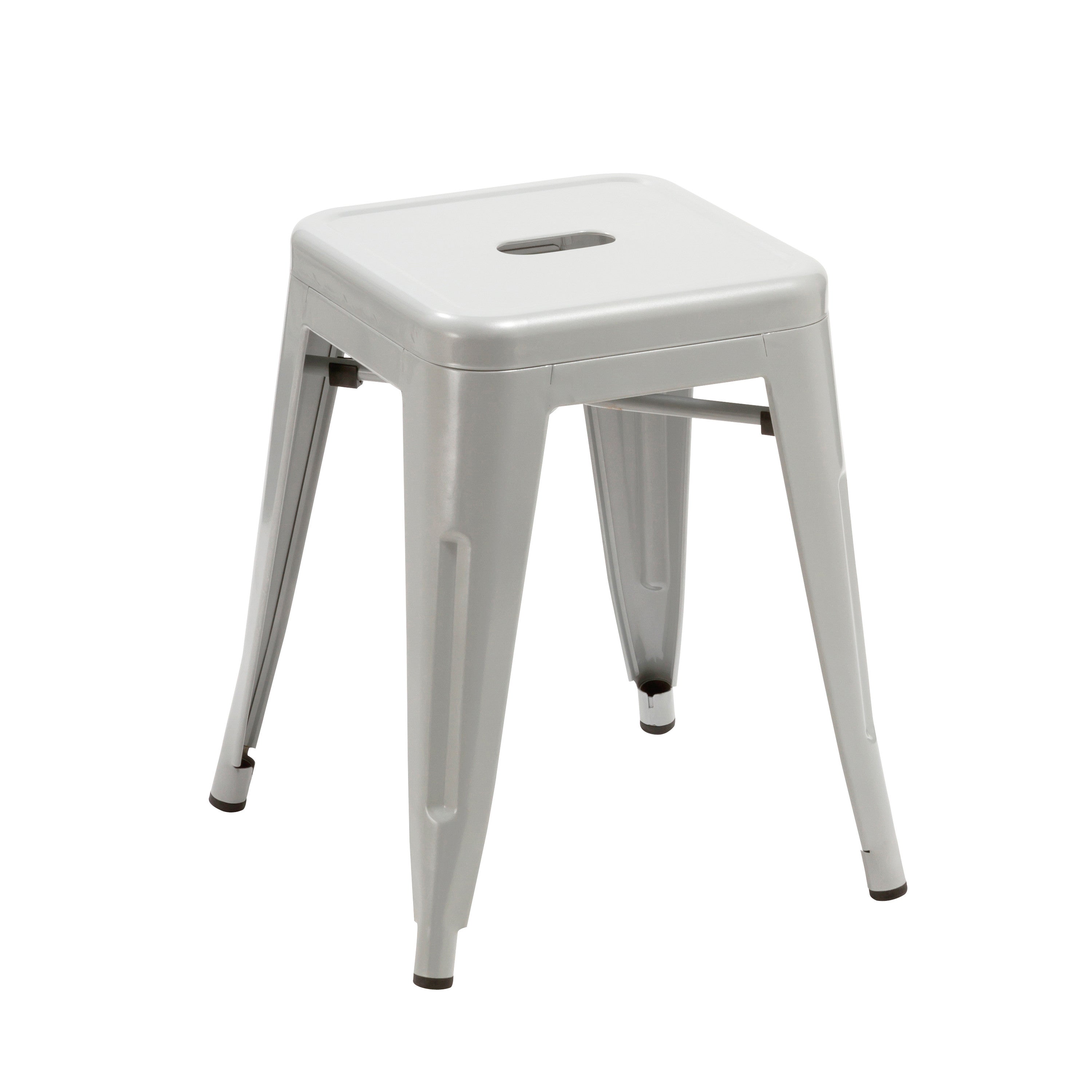 Duhome Eisen / Metall Hocker Höhe 46 cm Arbeitshocker Stapelbar und Robust Industry Design Farbauswahl 665A