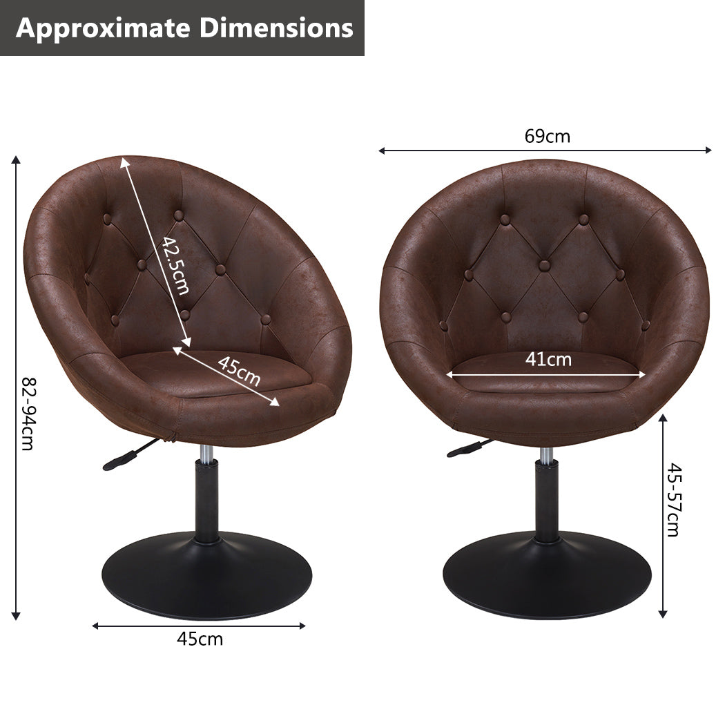 Sessel Farbenvielfalt höhenverstellbar Kunstleder Clubsessel Coctailsessel Loungesessel - TYP 509A