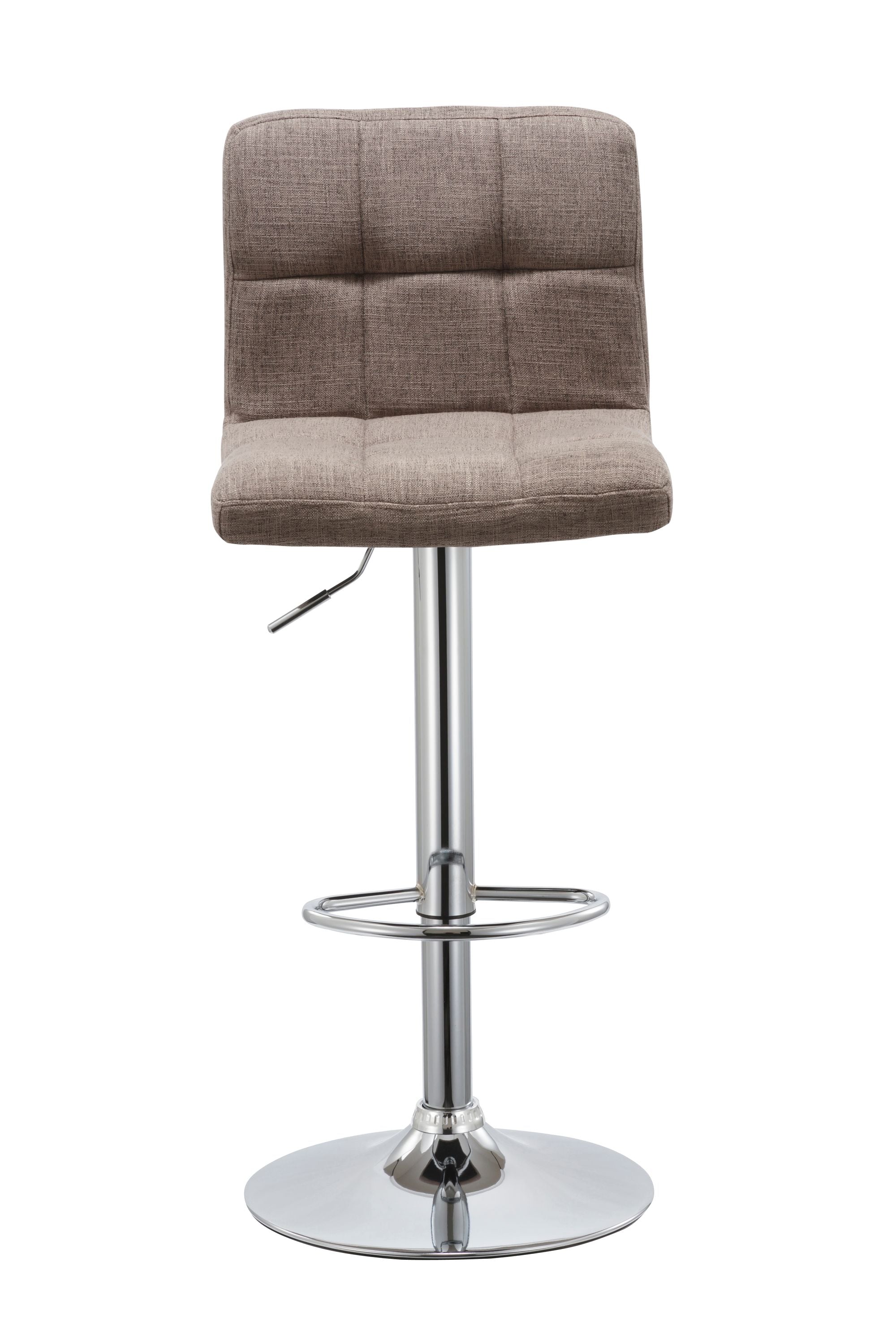 Duhome Barhocker 2x Barstuhl Kunstleder oder Stoff Tresenhocker Bar Sessel gut gepolstert höhenverstellbar mit Lehne eckig 451Y