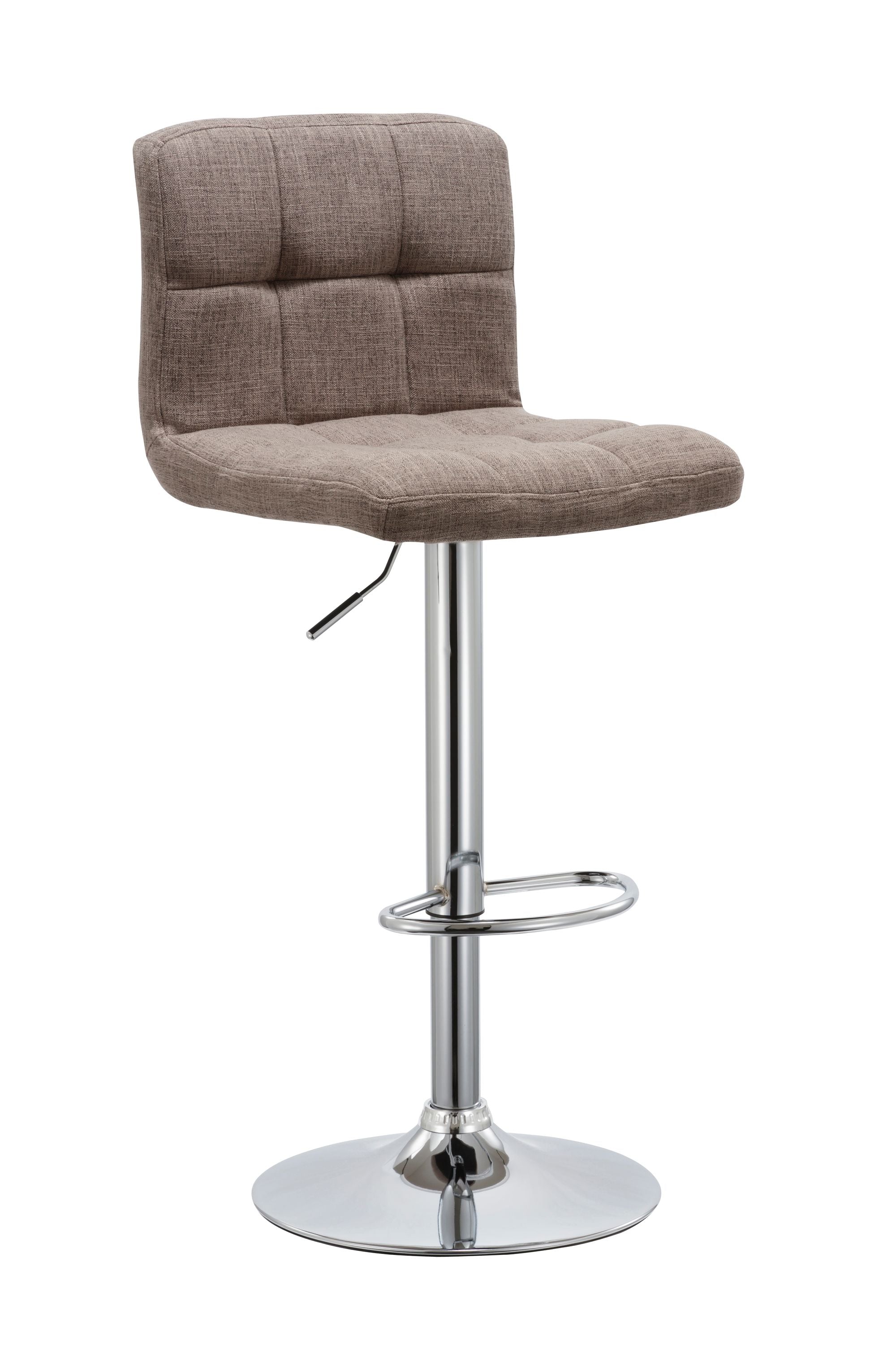 Duhome Barhocker 2x Barstuhl Kunstleder oder Stoff Tresenhocker Bar Sessel gut gepolstert höhenverstellbar mit Lehne eckig 451Y