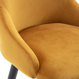 Load image into Gallery viewer, 2x Barhocker Barstuhl aus Stoff Samt Gestell aus Metall Tresenhocker Bar Sessel gut gepolstert mit Lehne Farbauswahl Duhome 5170G