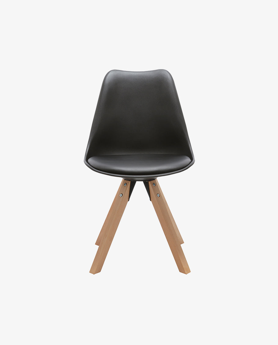 Duhome 2er Set Stuhl Esszimmerstühle Küchenstühle Farbauswahl mit Holzbeinen Sitzkissen Esszimmerstuhl Retro 518M