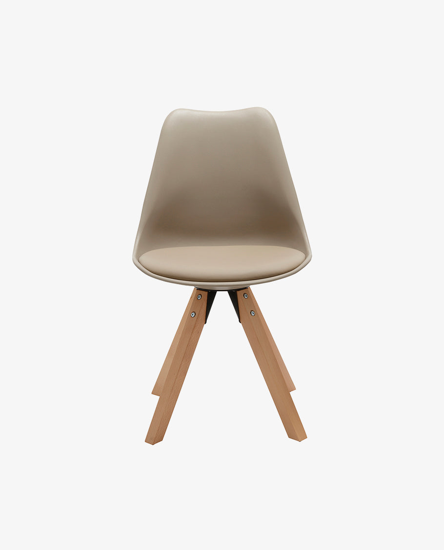 Duhome 2er Set Stuhl Esszimmerstühle Küchenstühle Farbauswahl mit Holzbeinen Sitzkissen Esszimmerstuhl Retro 518M