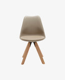 Load image into Gallery viewer, Duhome 2er Set Stuhl Esszimmerstühle Küchenstühle Farbauswahl mit Holzbeinen Sitzkissen Esszimmerstuhl Retro 518M