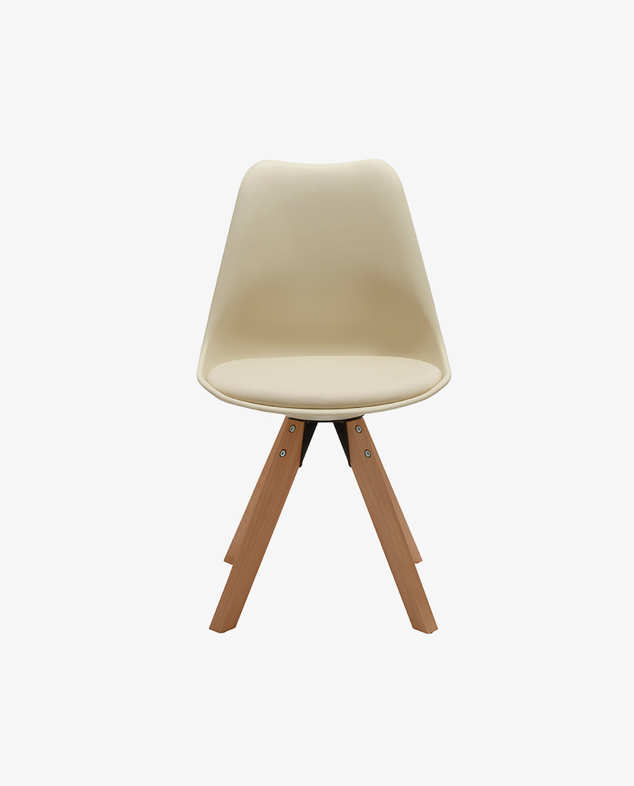 Duhome 2er Set Stuhl Esszimmerstühle Küchenstühle Farbauswahl mit Holzbeinen Sitzkissen Esszimmerstuhl Retro 518M