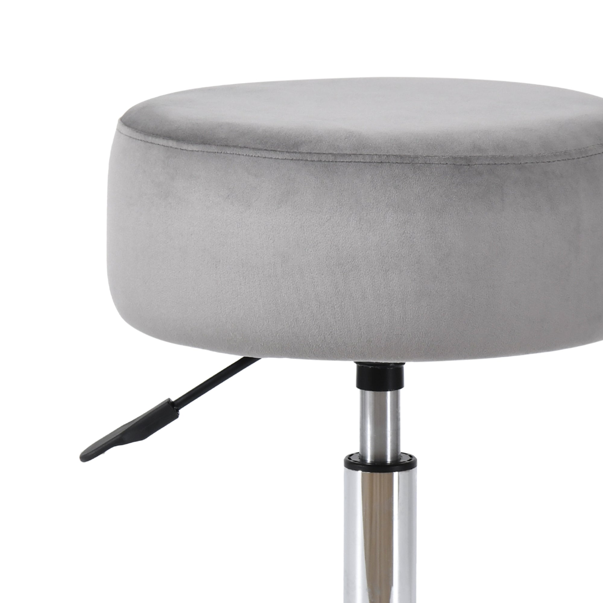 Drehhocker Sitzhocker Hocker RUND höhenverstellbar drehbar aus Kunstleder Farbauswahl Duhome 428S