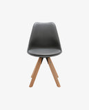 Load image into Gallery viewer, Duhome 2er Set Stuhl Esszimmerstühle Küchenstühle Farbauswahl mit Holzbeinen Sitzkissen Esszimmerstuhl Retro 518M