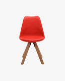 Load image into Gallery viewer, Duhome 2er Set Stuhl Esszimmerstühle Küchenstühle Farbauswahl mit Holzbeinen Sitzkissen Esszimmerstuhl Retro 518M