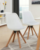 Load image into Gallery viewer, Duhome 2er Set Stuhl Esszimmerstühle Küchenstühle Farbauswahl mit Holzbeinen Sitzkissen Esszimmerstuhl Retro 518M