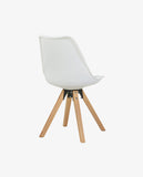 Load image into Gallery viewer, Duhome 2er Set Stuhl Esszimmerstühle Küchenstühle Farbauswahl mit Holzbeinen Sitzkissen Esszimmerstuhl Retro 518M