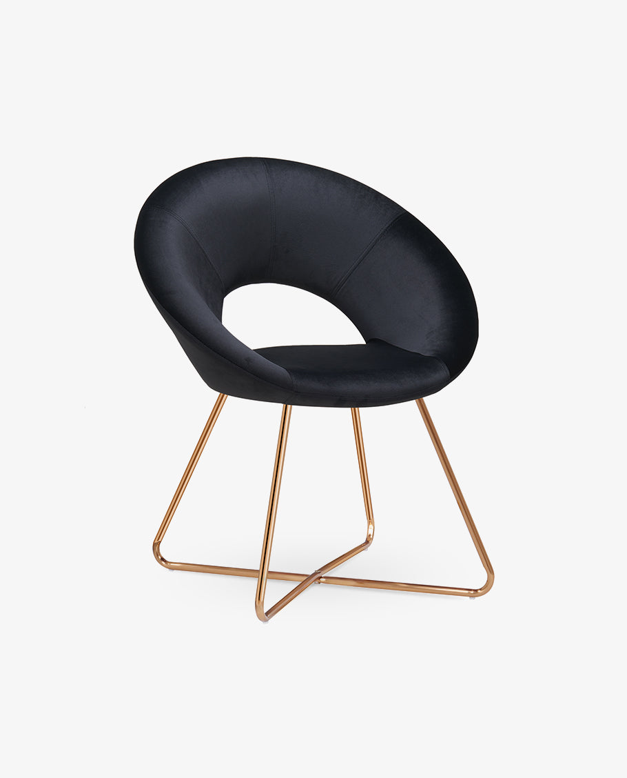 Esszimmerstuhl Stoffbezug (Samt) Konferenzstuhl Besucherstuhl herausragendes Design Farbauswahl Duhome 439D