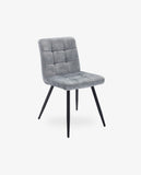 Load image into Gallery viewer, Duhome Esszimmerstuhl aus Samtstoff im Vintage Design Polsterstuhl Metallbeine 8043B-Vintage