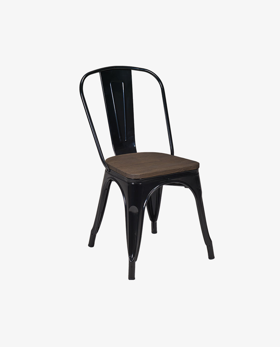 1x Esszimmerstuhl / Stuhl aus Metall / Eisen Farbauswahl Küchenstuhl Stapelbar, Robust & Zeitlos Duhome 666