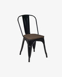 Load image into Gallery viewer, 1x Esszimmerstuhl / Stuhl aus Metall / Eisen Farbauswahl Küchenstuhl Stapelbar, Robust & Zeitlos Duhome 666