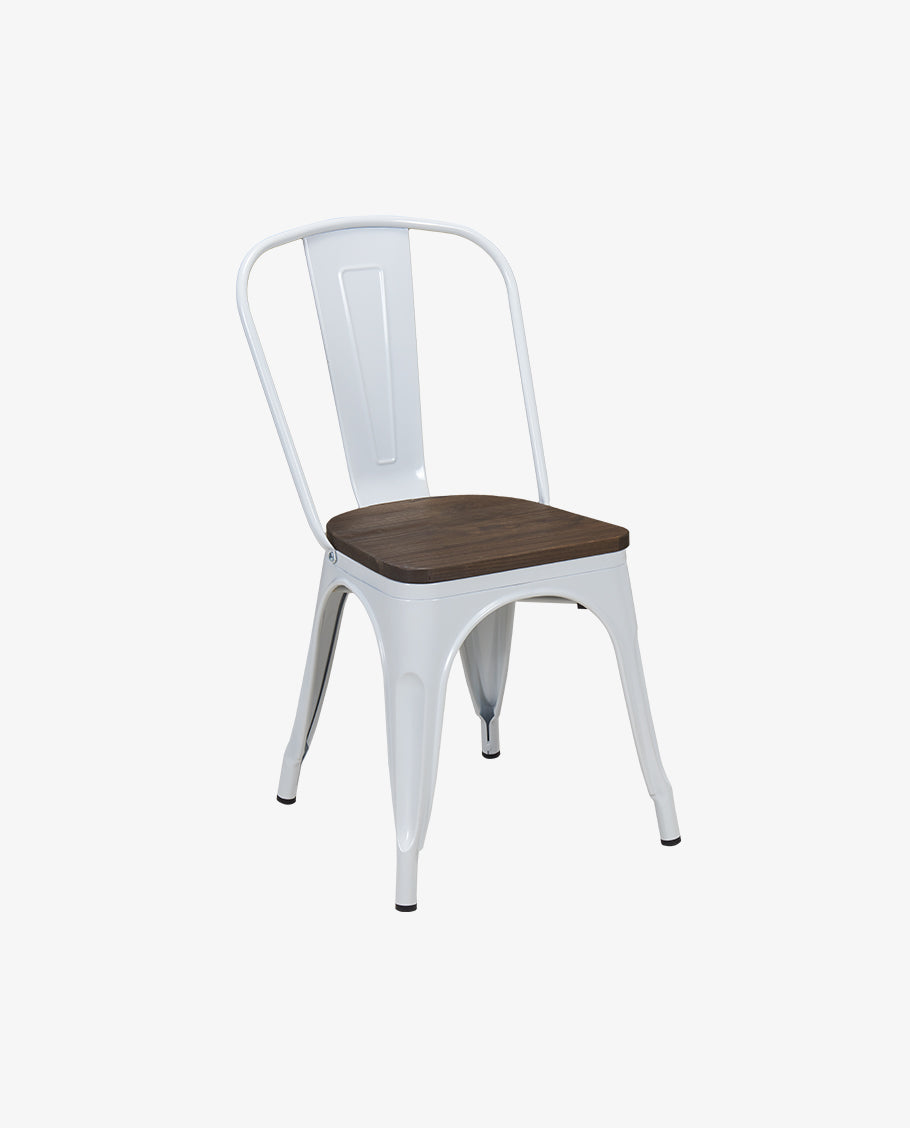 1x Esszimmerstuhl / Stuhl aus Metall / Eisen Farbauswahl Küchenstuhl Stapelbar, Robust & Zeitlos Duhome 666