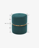 Load image into Gallery viewer, Duhome Sitzhocker Hocker Rund Polsterhocker Schminkhocker edles Design 9123