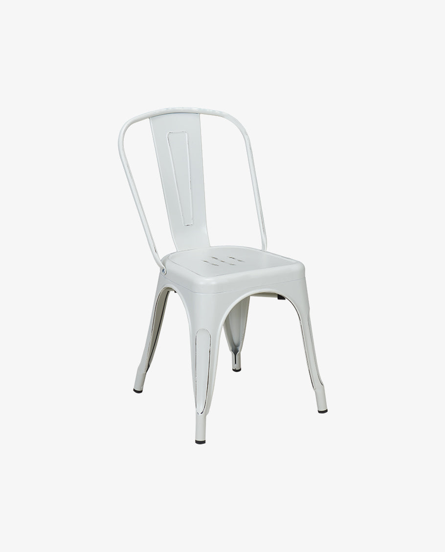 1x Esszimmerstuhl / Stuhl aus Metall / Eisen Farbauswahl Küchenstuhl Stapelbar, Robust & Zeitlos Duhome 666