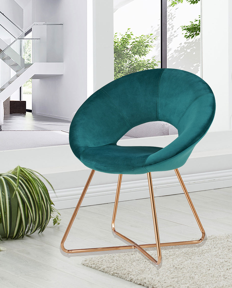 Esszimmerstuhl Stoffbezug (Samt) Konferenzstuhl Besucherstuhl herausragendes Design Farbauswahl Duhome 439D