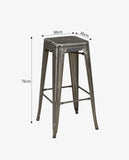 Load image into Gallery viewer, Eisen Barhocker Metall Farbauswahl Barstuhl Robust Und Zeitlos ++Industry Design++ Duhome 665D