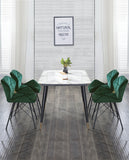 Load image into Gallery viewer, Duhome 2er Set Esszimmerstuhl Stoff Küchenstuhl Metallbeine Konferenzstuhl Besucherstuhl Retro Farbauswahl 622J